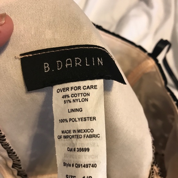 B. Darlin black and blush dress - Picture 7 of 7